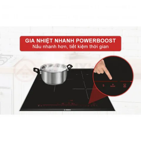 Bếp Từ Bosch PID775DC1E Lắp Âm 3 Vùng Nấu - Công Nghệ Hiện Đại 7400W, An Toàn, Sang Trọng, Made In Spain, Bảo Hành 36 Tháng