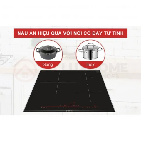 Bếp Từ Bosch PID775DC1E Lắp Âm 3 Vùng Nấu - Công Nghệ Hiện Đại 7400W, An Toàn, Sang Trọng, Made In Spain, Bảo Hành 36 Tháng