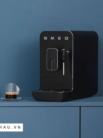 Máy Pha Cà Phê Espresso Smeg BCC02FBMEU, FULL BLACK, Thermoblock, 19 Bar