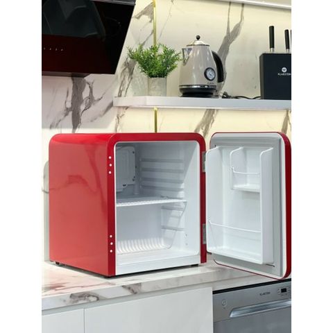 Tủ Lạnh Mini Retro Klarstein Audrey 48L - Thiết Kế Cổ Điển, Tiết Kiệm Năng Lượng A+, Thích Hợp Cho Không Gian Nhỏ, Bảo Hành 12 Tháng