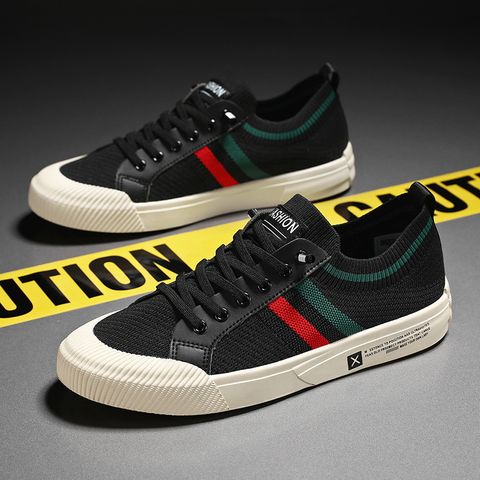 Giày Thể Thao Nam Sneaker K718 - Vải Dệt Cao Cấp Co Giãn, Phong Cách Thời Trang Đa Năng Cho Người Trẻ