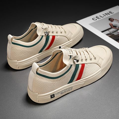 Giày Thể Thao Nam Sneaker K718 - Vải Dệt Cao Cấp Co Giãn, Phong Cách Thời Trang Đa Năng Cho Người Trẻ