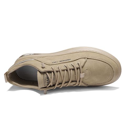 Giày Sneaker Nam Thấp Cổ Da Lộn Mới 1990 - Kiểu Dáng Thời Trang, Màu Nâu-Xám, Đi Êm Chân, Dễ Phối Đồ, Size 39-44