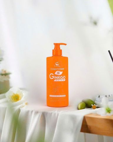 Dầu xả Ginkgo Thanh Mộc Hương 500ml - Phục hồi tóc hư tổn, cấp ẩm, cho tóc suôn mượt và chắc khỏe, phù hợp cho cả nam và nữ.