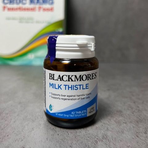 Viên Uống Bổ Gan Blackmores Milk Thistle 42 Viên - Hỗ Trợ Phục Hồi Tế Bào Gan, Bảo Vệ Gan Trước Độc Tố, Xuất Xứ Úc