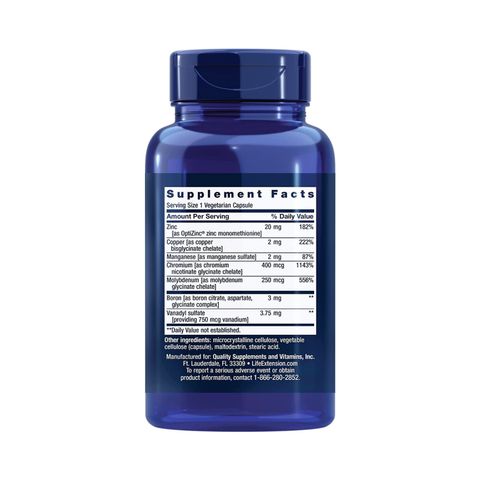 Viên Uống Khoáng Chất Only Trace Minerals Life Extension - Hỗ Trợ Sức Khỏe Đề Kháng và Tim Mạch (Hộp 90 Viên)
