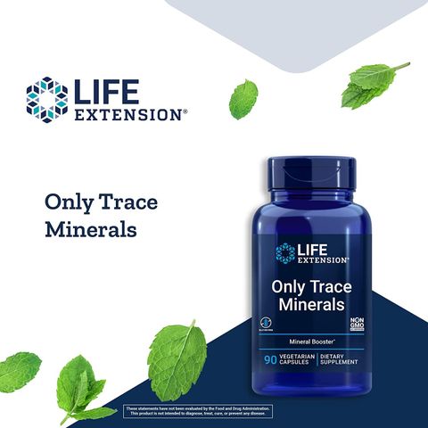 Viên Uống Khoáng Chất Only Trace Minerals Life Extension - Hỗ Trợ Sức Khỏe Đề Kháng và Tim Mạch (Hộp 90 Viên)
