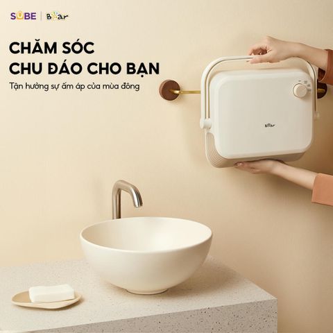 Máy Sưởi Đa Chức Năng Bear SH-4H20X - Sưởi Ấm, Quạt Mát, Tiệt Trùng, Sấy Khô 2000W, An Toàn và Tiết Kiệm Điện