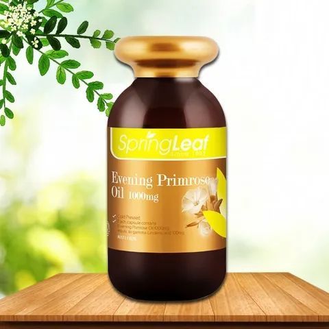 Viên uống Spring Leaf Tinh Dầu Hoa Anh Thảo 1000Mg - Hỗ trợ Cân Bằng Nội Tiết Tố Nữ, Hộp 90 Viên