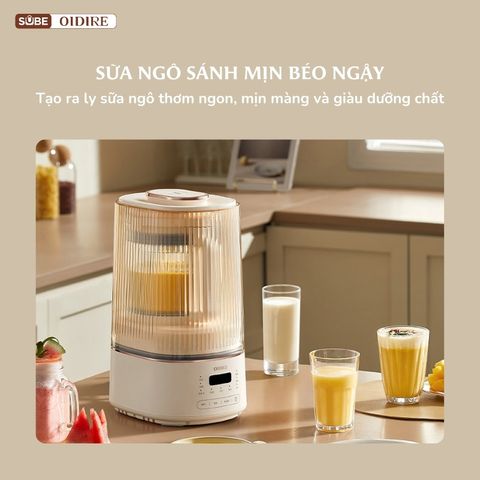 Máy làm sữa hạt OIDIRE 1.2L ODI04A - Đa năng 11 chức năng, xay nấu hạt, sinh tố và nước ép tươi ngon cho gia đình