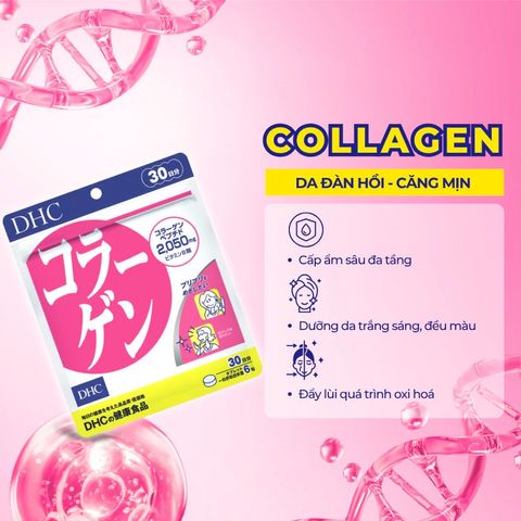 [Nhập khẩu] Viên Uống Collagen DHC – Căng Mịn, Mờ Nhăn, NgănLão Hóa (180 Viên/ 30 Ngày)