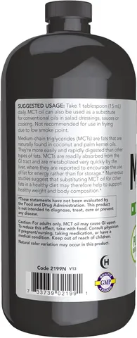 Dầu MCT Oil hữu cơ Organic Now Sports chai 946ml [Hàng Mỹ]