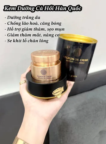 Kem dưỡng trắng da, kem lão hóa da dầu cá hồi CRE8SKIN salmon oil cream