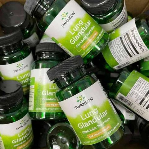Viên uống bổ phổi Swanson lung glandular 60 viên 319103