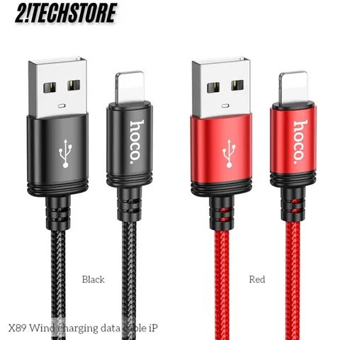 Cáp Sạc USB to iP Hoco X89 Sạc Nhanh Bền Dẻo, Dành cho Điện thoại IP
