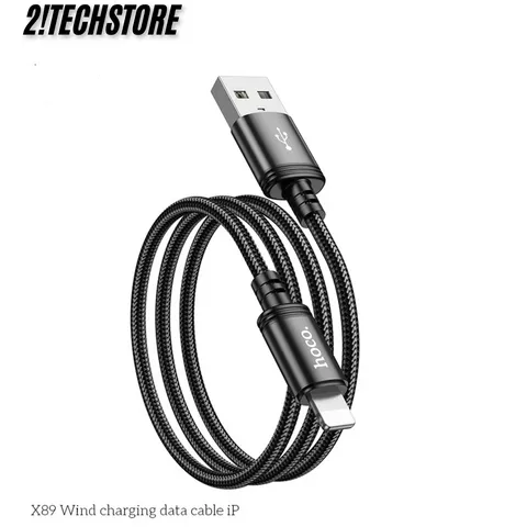 Cáp Sạc USB to iP Hoco X89 Sạc Nhanh Bền Dẻo, Dành cho Điện thoại IP