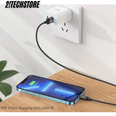 Cáp Sạc USB to iP Hoco X89 Sạc Nhanh Bền Dẻo, Dành cho Điện thoại IP