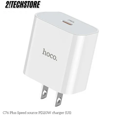 Củ sạc Hoco C76 sạc nhanh cổng Type-C PD 20W sạc nhanh các dòng IP