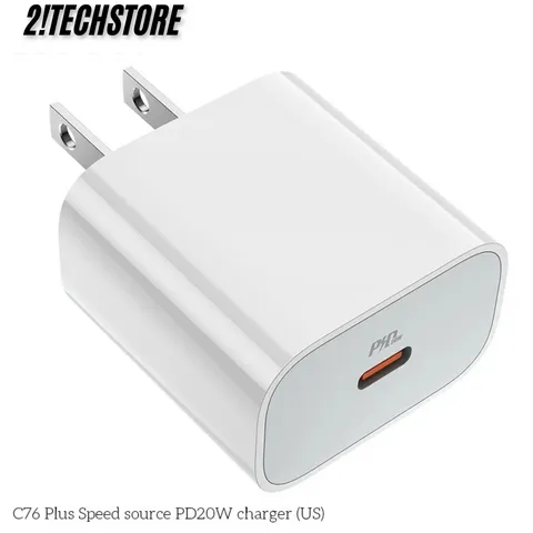 Củ sạc Hoco C76 sạc nhanh cổng Type-C PD 20W sạc nhanh các dòng IP