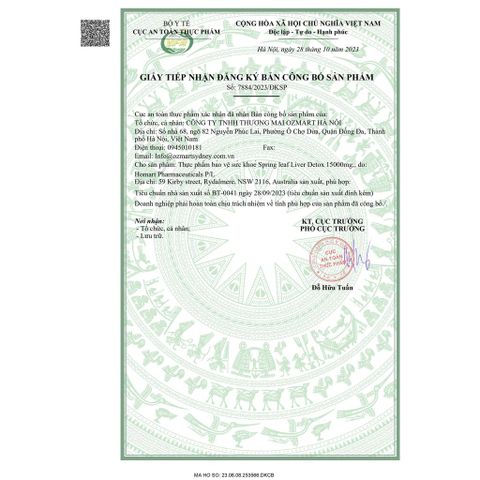 Viên Uống Thải Độc Gan SpringLeaf Liver Detox 15000mg - Bảo Vệ Gan, Hỗ Trợ Tiêu Hóa, 120 Viên Hữu Cơ Từ Úc