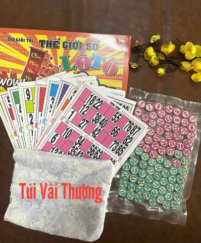 Bộ Cờ Lô Tô 90 Số Rõ Nét Bằng Giấy Dò Và Quân Gỗ - Đồ Chơi Giải Trí Thú Vị Cho Gia Đình Và Bạn Bè