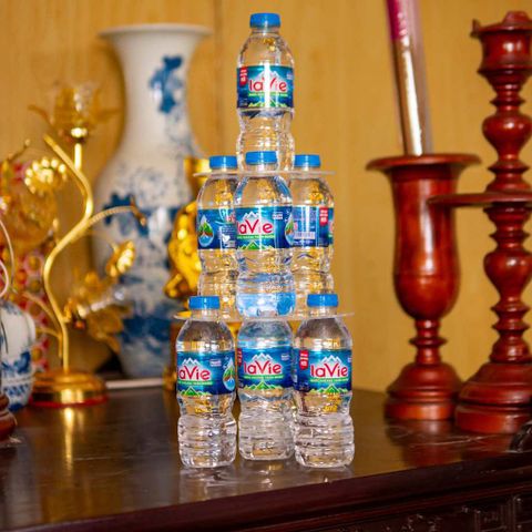 Tháp Nước Mica 3 Tầng 5 Tầng Không Đế - Tháp Bày Lễ Cúng Gia Tiên, Đi Chùa, Trang Trí Điện Thờ, Chất Liệu Cao Cấp