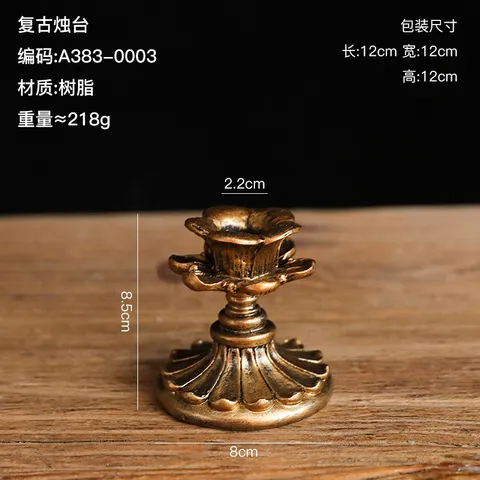 Đế Nến Cúng Phật Màu Đồng - Chân Nến Tealight Nhỏ Gọn, Tượng Trưng Thuần Khiết, Quà Tặng Ý Nghĩa cho Ban Thờ