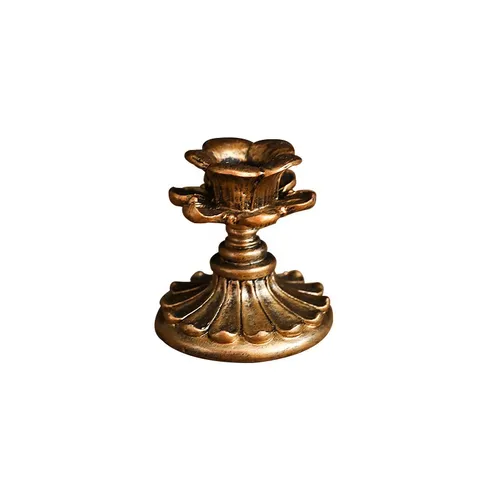 Đế Nến Cúng Phật Màu Đồng - Chân Nến Tealight Nhỏ Gọn, Tượng Trưng Thuần Khiết, Quà Tặng Ý Nghĩa cho Ban Thờ