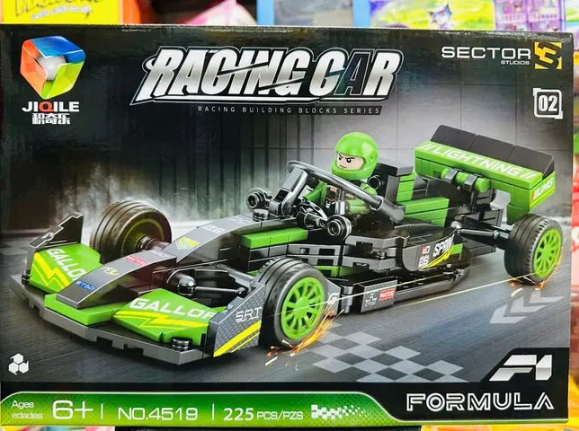 Đồ Chơi Lắp Ráp Mô Hình Xe Ô Tô Đua F1 JIQILE 4519 - Bộ Xe Đua Sáng Tạo Cho Trẻ Em, Hỗ Trợ Phát Triển Tư Duy Logic