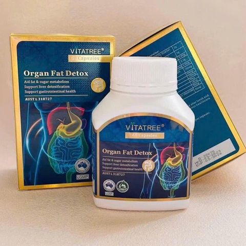 Viên uống Vitatree Organ Fat Detox Úc 60 viên