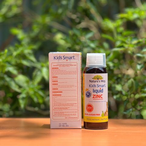Kẽm nước Nature’s Way Kids Smart Liquid Zinc - Hỗ trợ tăng sức đề kháng cho bé, hạn sử dụng đến 8/26
