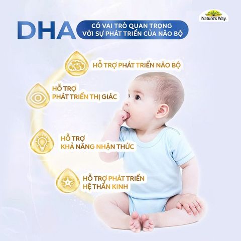 Nature's Way Kids Smart DHA Drops 20ml - Bổ Sung DHA EPA Tốt Cho Não Bộ Và Mắt - Thực Phẩm Chức Năng Cho Trẻ Em