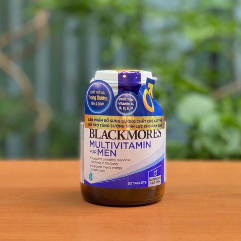 Viên uống vitamin tổng hợp cho nam Blackmores 50 viên - Hỗ trợ sức khỏe, năng lượng và chức năng tình dục