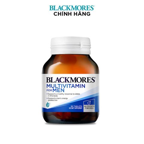 Viên uống vitamin tổng hợp cho nam Blackmores 50 viên - Hỗ trợ sức khỏe, năng lượng và chức năng tình dục