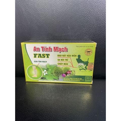 An tĩnh Mạch Fast - Thực Phẩm Chức Năng Giảm Đau Rát Trĩ 30 Viên - Hỗ Trợ Sức Khỏe Mạch Máu Tuyệt Vời