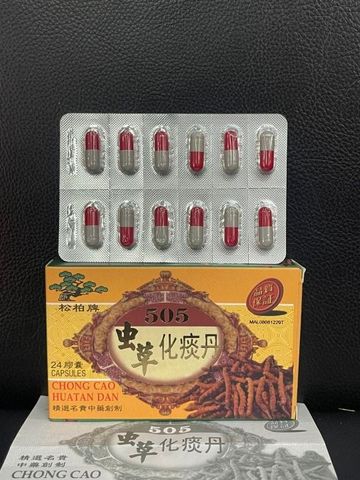 Viên Ngậm Ho Vỉ 505 - Hỗ Trợ Giảm Ho, Bổ Phế Từ Thiên Nhiên, Giúp Thông Thoáng Đường Hô Hấp - 24 Viên Đông Trùng
