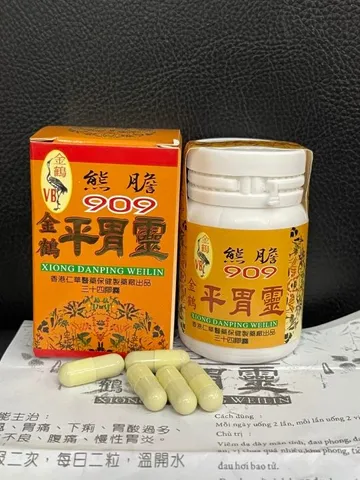 Bao Tử 909 Hệ Tiêu Hóa Kém - Thực Phẩm Chức Năng Giảm Đau Bao Tử và Cải Thiện Tiêu Hóa, 34 Viên Hỗ Trợ Sức Khỏe Chức Năng.