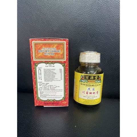 Tổ Yến Xuyên Bối Tỳ Bà Cao Bách Nguyên Đường 300ml - Hỗ Trợ Giảm Ho, Viêm Họng, Bổ Phế Tự Nhiên Cho Trẻ Em Và Người Lớn