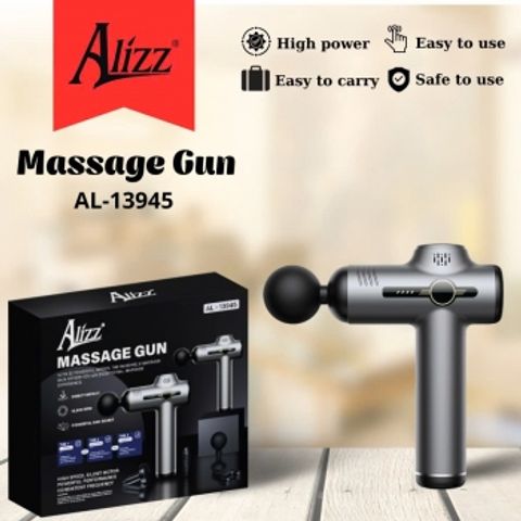 Máy Massage Cầm Tay ALIZZ AL-13945, 32 Chế Độ Thư Giãn, Dung Lượng Pin Cao, Tiếng Ồn Thấp, Thiết Kế Tiện Lợi, Chất Lượng Cao