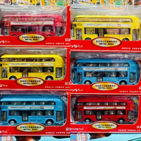 Mô Hình Xe Ô Tô Bus 2 Tầng Hợp Kim Mã 6008 Có Đèn Âm Thanh - Đồ Chơi Giáo Dục Cho Trẻ Em Từ 3 Tuổi.