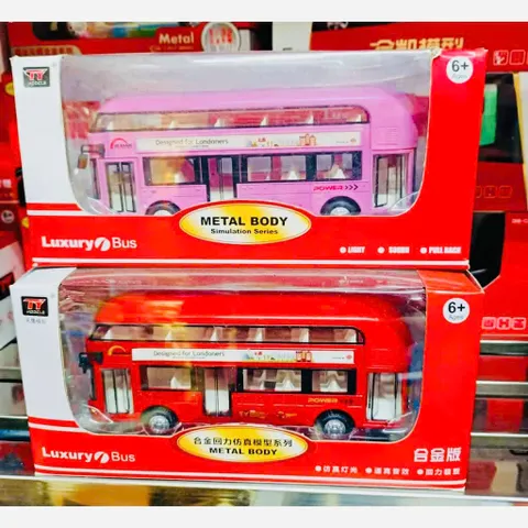 Mô Hình Xe Ô Tô Bus 2 Tầng Hợp Kim Mã 6008 Có Đèn Âm Thanh - Đồ Chơi Giáo Dục Cho Trẻ Em Từ 3 Tuổi.