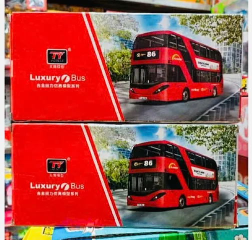 Mô Hình Xe Ô Tô Bus 2 Tầng Hợp Kim Mã 6008 Có Đèn Âm Thanh - Đồ Chơi Giáo Dục Cho Trẻ Em Từ 3 Tuổi.