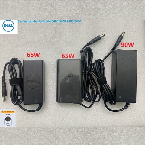 Sạc Laptop Dell Latitude 3480 3488 7480 7490 - Sạc Zin Chính Hãng Chất Lượng Cao, Mới 100% - Phụ Kiện Giá Rẻ