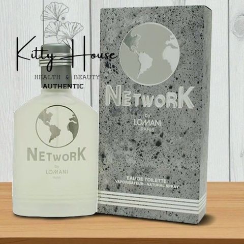 Nước hoa nam Lomani Network Eau de Toilette 100ml - Hương Biển Tươi Mát, Phong Cách Năng Động, Độ Tỏa Hương Xa