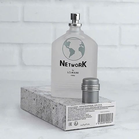 Nước hoa nam Lomani Network Eau de Toilette 100ml - Hương Biển Tươi Mát, Phong Cách Năng Động, Độ Tỏa Hương Xa