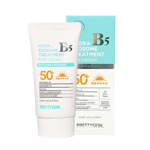 Kem Chống Nắng Phục Hồi Hydra B5 Exosome SPF50+/PA++++ Prettyskin 50ml - Bảo Vệ Da và Cung Cấp Độ Ẩm Chất Lượng Cao