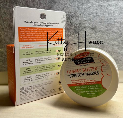 Bơ Dưỡng Thể Giúp Giảm Rạn Da Vùng Bụng Palmer's Cocoa Butter Tummy Butter 125g - Dưỡng Ẩm, Ngăn Ngừa Rạn Da Khi Mang Thai