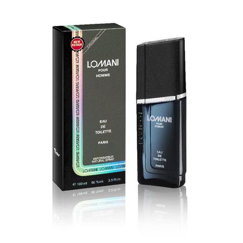 Nước Hoa Nam Lomani Pour Homme 100ml - Eau de Toilette Hương Oải Hương, Chanh Tươi Mát, Quyến Rũ, Nam Tính, Lịch Lãm
