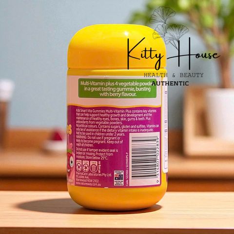 Viên Nhai Kids Smart Nature's Way Vita Gummies Multi-Vitamin Vegies 60 Viên - Giải Pháp Bổ Sung Vitamin Cho Trẻ Em Từ 2 Tuổi Trở Lên