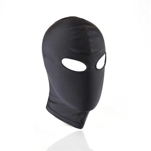Mặt Nạ Hở Mắt Miệng Cosplay Đen - Đồ Hóa Trang Cho Cặp Đôi Tăng Kích Thích Tâm Trạng Trong Phòng The